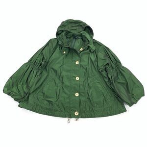 Allegri Milano Full Zip Overstated Sleeve Lightweight Jacket 48 US XL Dark Green